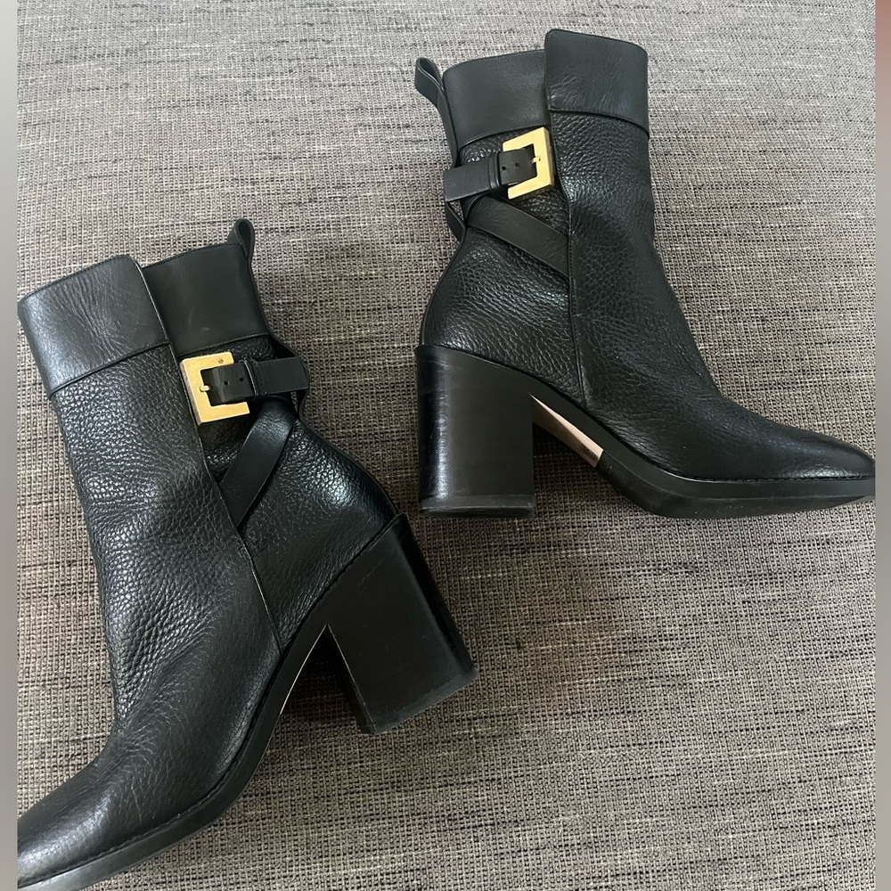 Stuart Weitzman Women’s JOPLIN Black Heeled Boots Sz 9M - Picture 8 of 11